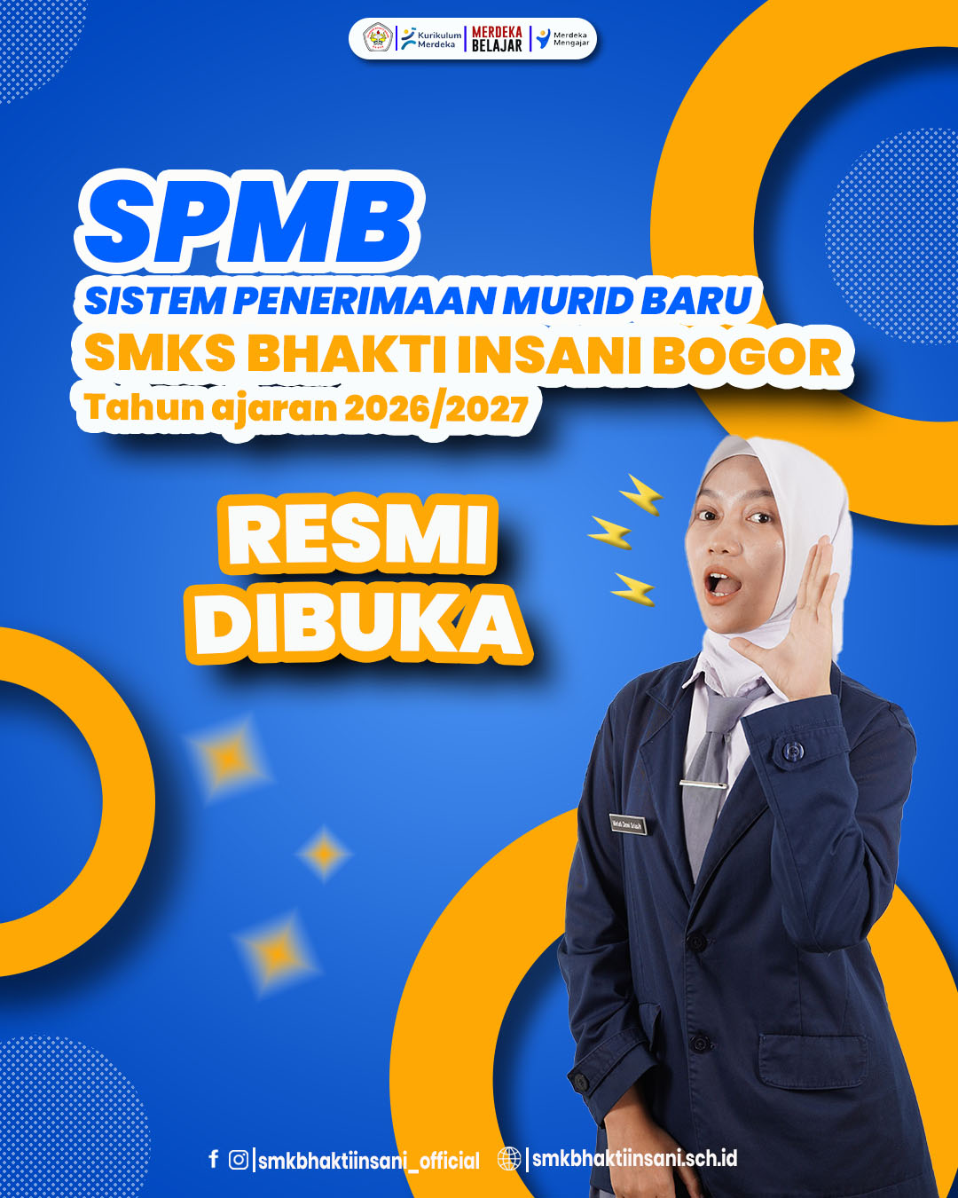 SPMB Online SMKS Bhakti Insani Bogor Tahun Pelajaran 2026/2027 Resmi Dibuka